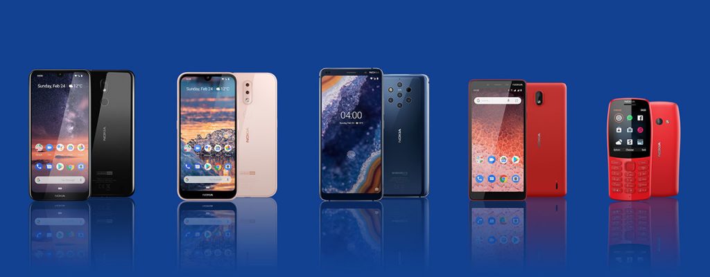 Nokia devela cuatro nuevos smartphones en MWC 2019