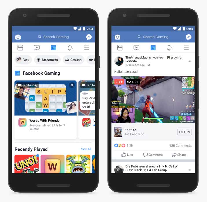 Facebook Gaming