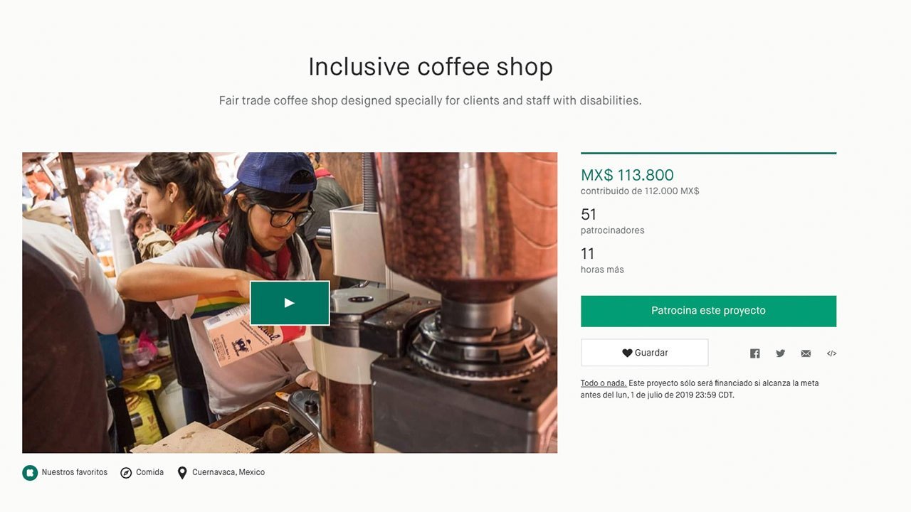 Proyectos de KickStarter