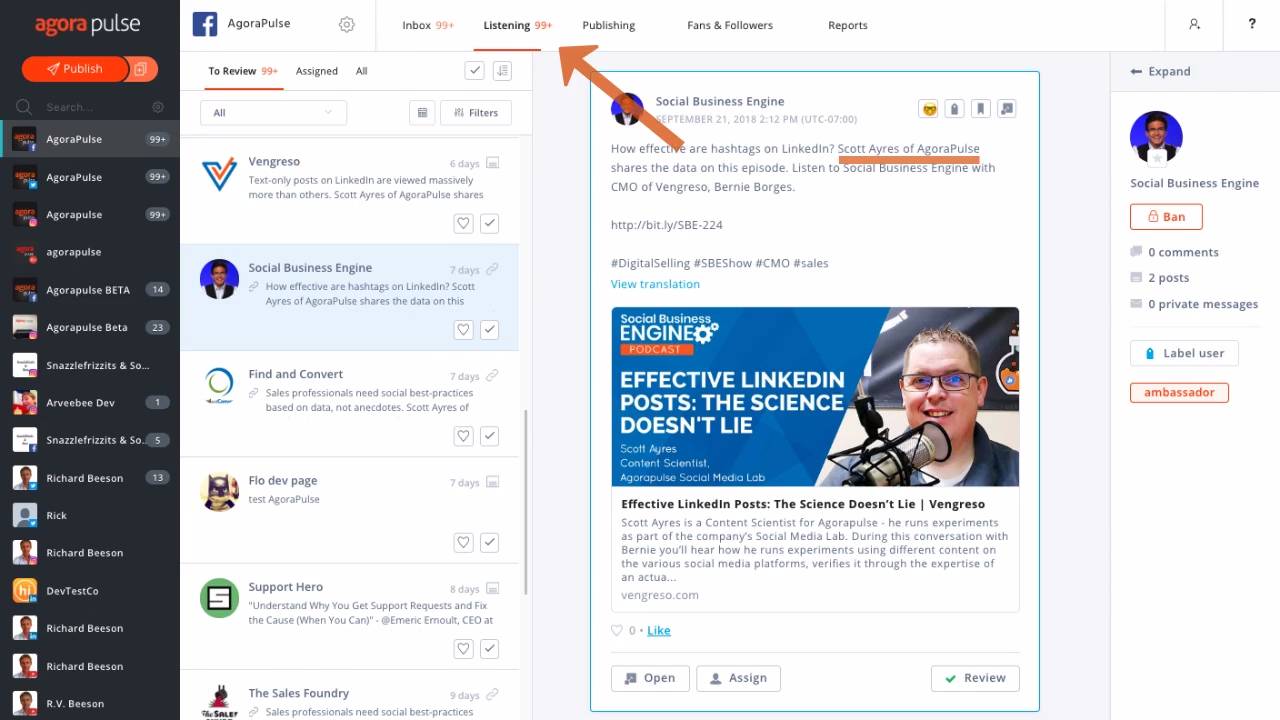 Agorapulse VS Hootsuite